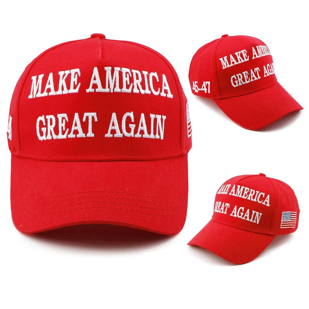 Trump 45-47 MAGA Hat Trump 2024 Hat Make America Great Again Hat Embroidered ...