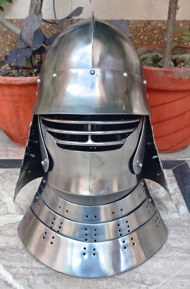 Medieval Japanese Samurai Battle Armor Helmet Gift for Warriors
