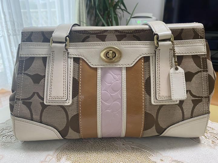 COACH Leather Shoulder Bag Tote Inspired by GUCCI Style