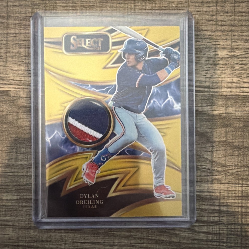2025 Panini Select - Sparks Dylan Dreiling #SP-DD Gold Prizm /10 (MEM, RC)