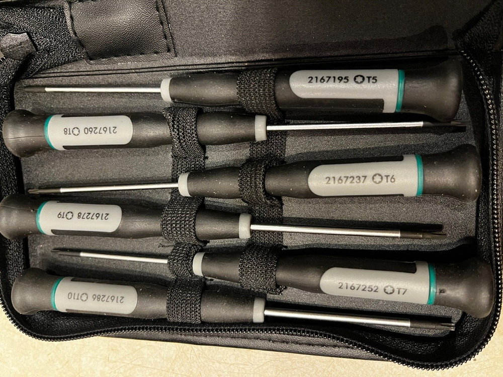 Ace 6-Piece Precision Torx Screwdriver Set T5 to T10 for Electronics-image