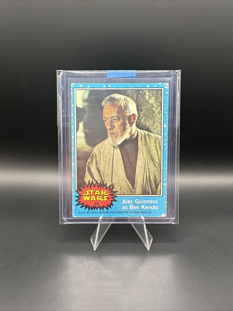 1977 Topps Star Wars #59 Alec Guinness as Ben Kenobi