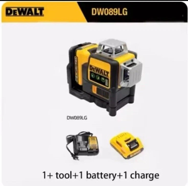 Dewalt 3x360 DW089LG LASER LEVEL - BATT + CHARGER - FREE USA SHIP - L@@K