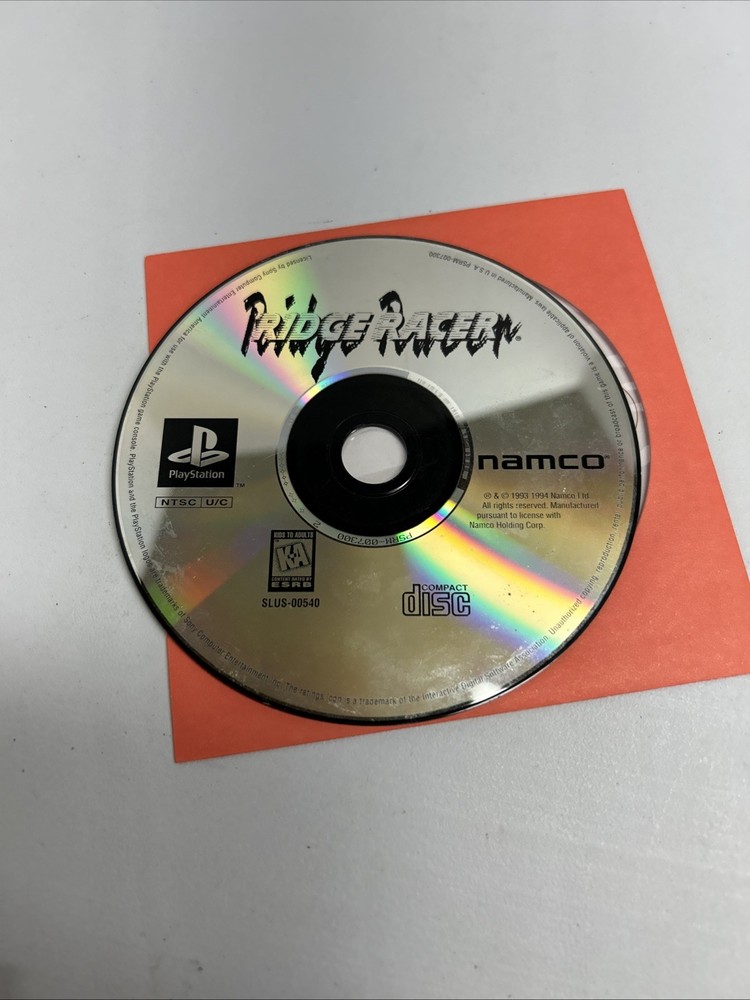 Ridge Racer (Sony PlayStation 1, 1995) DISC ONLY PS1