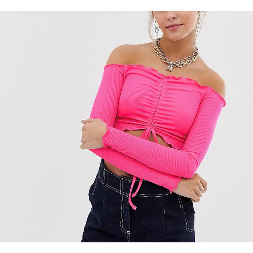 Collusion Pink Crop Top XS