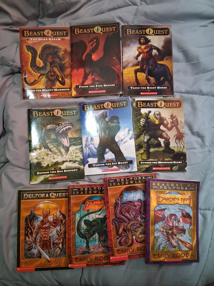 Lot of 10︱Beast Quest Deltora Quest Mixed Lot Scholastic