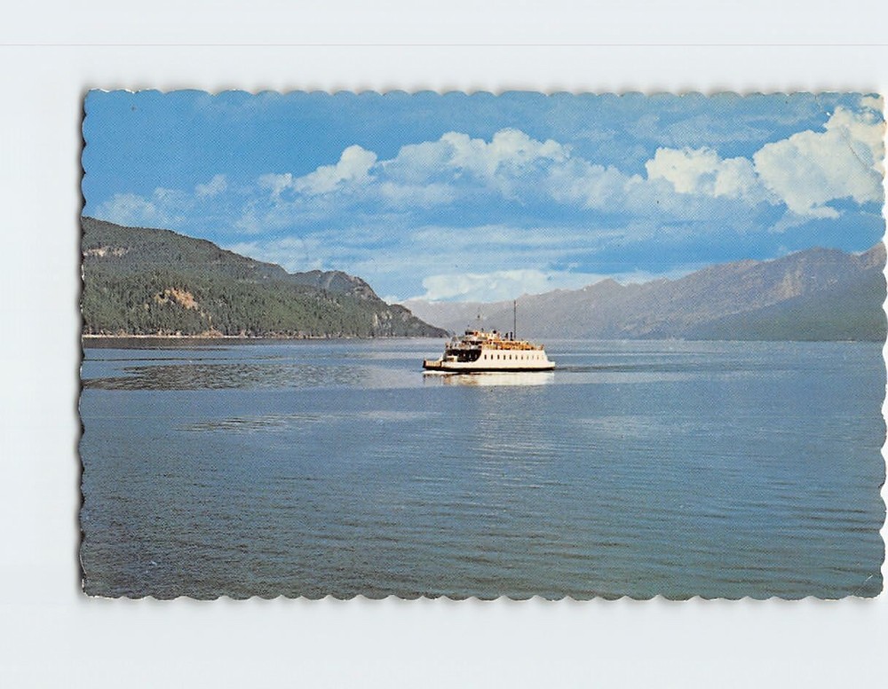 Postcard Kootenay Lake Canada