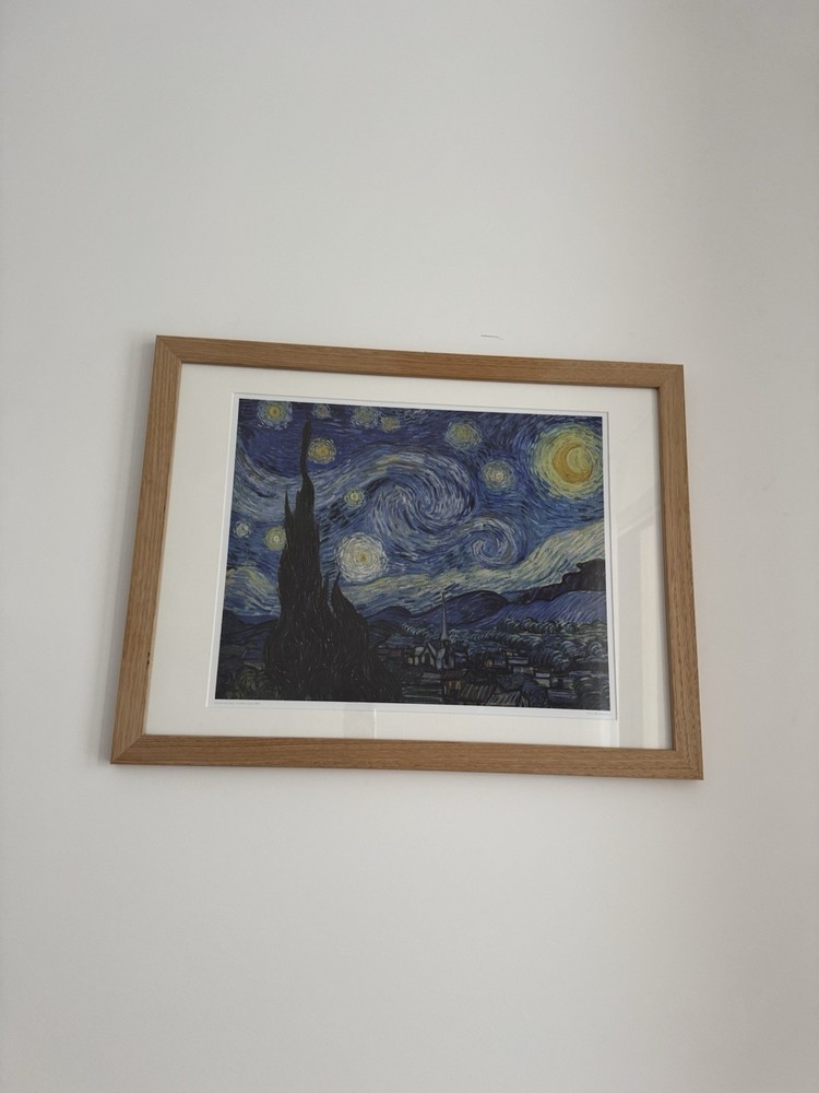 Vincent Van Gogh a starry night wall art print Framed