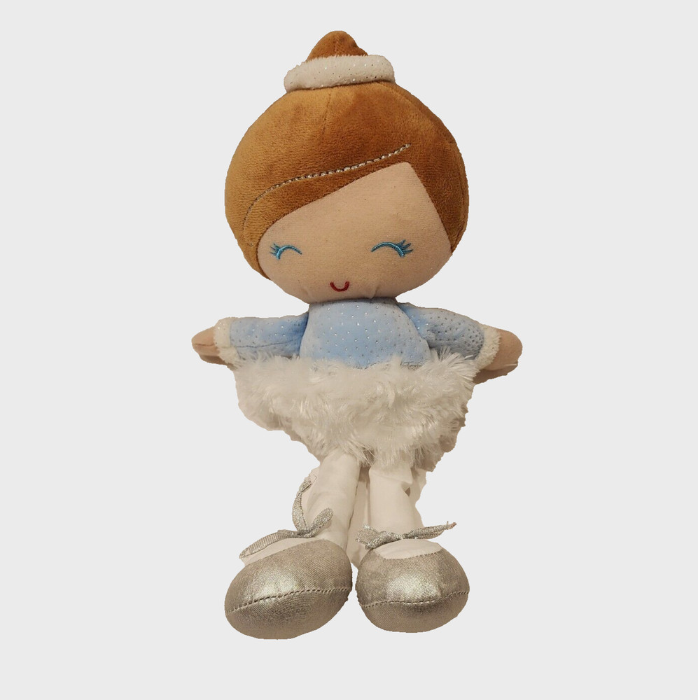 Baby Starters Blue Dress Winter Plush Doll Stuffed Animal Soft Toy 2022 12