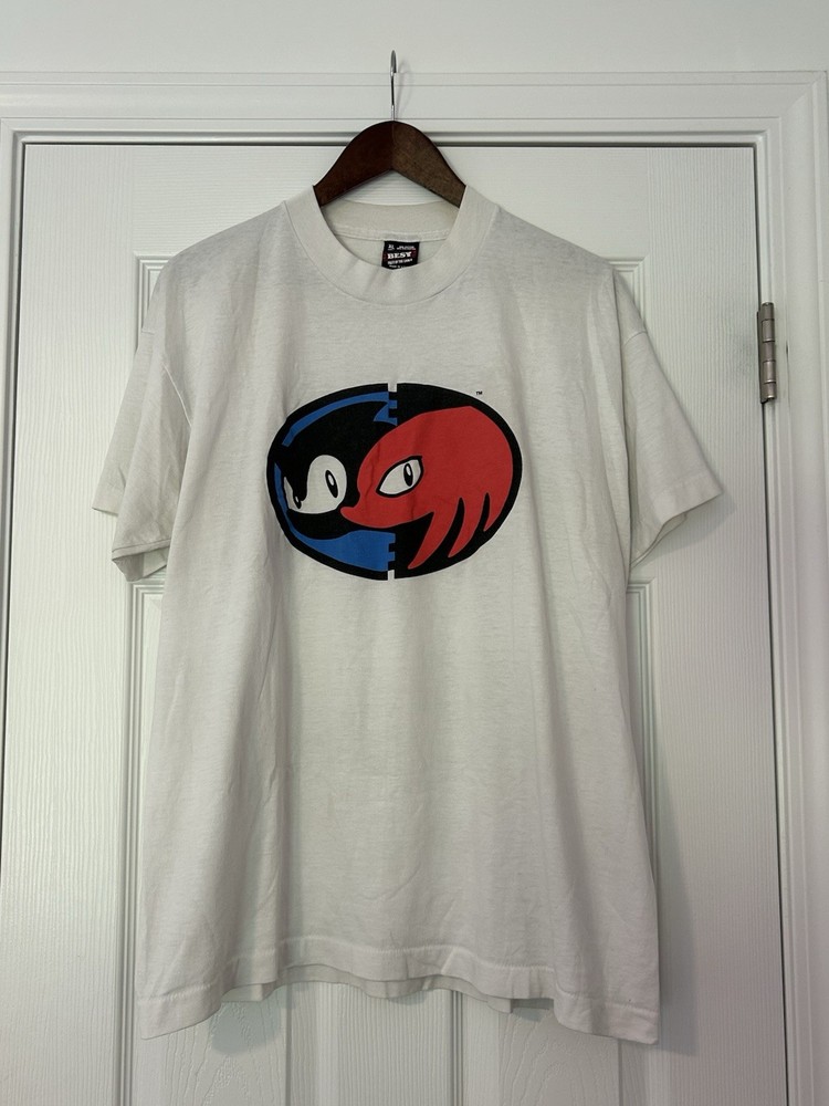 Vintage 1994 Sonic and Knuckles Video Game Promo T Shirt XL