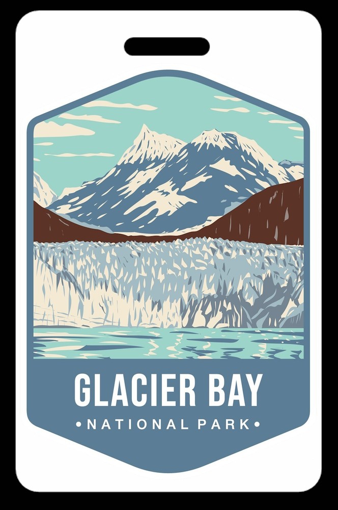 Glacier Bay National Park Luggage/Bag Tag - FREE Personalization