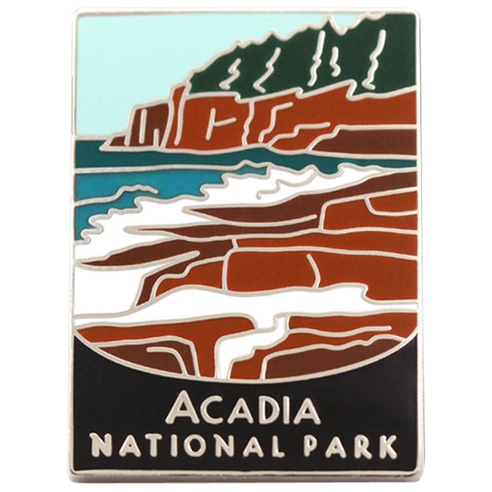 Acadia National Park Pin - Maine Souvenir, Official Traveler Series-image