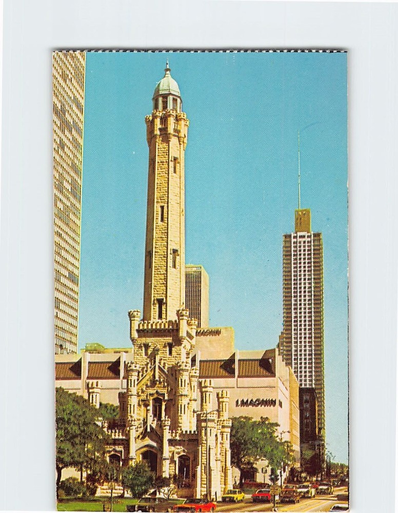 Postcard Chicago Water Tower Chicago Illinois USA