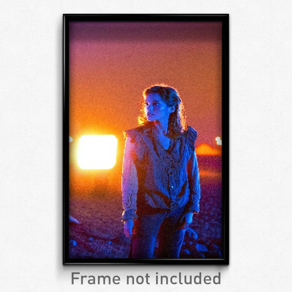 Pixel Art Poster - Warm Outback (8 Bit Psychedelic Trippy Video Game Print)
