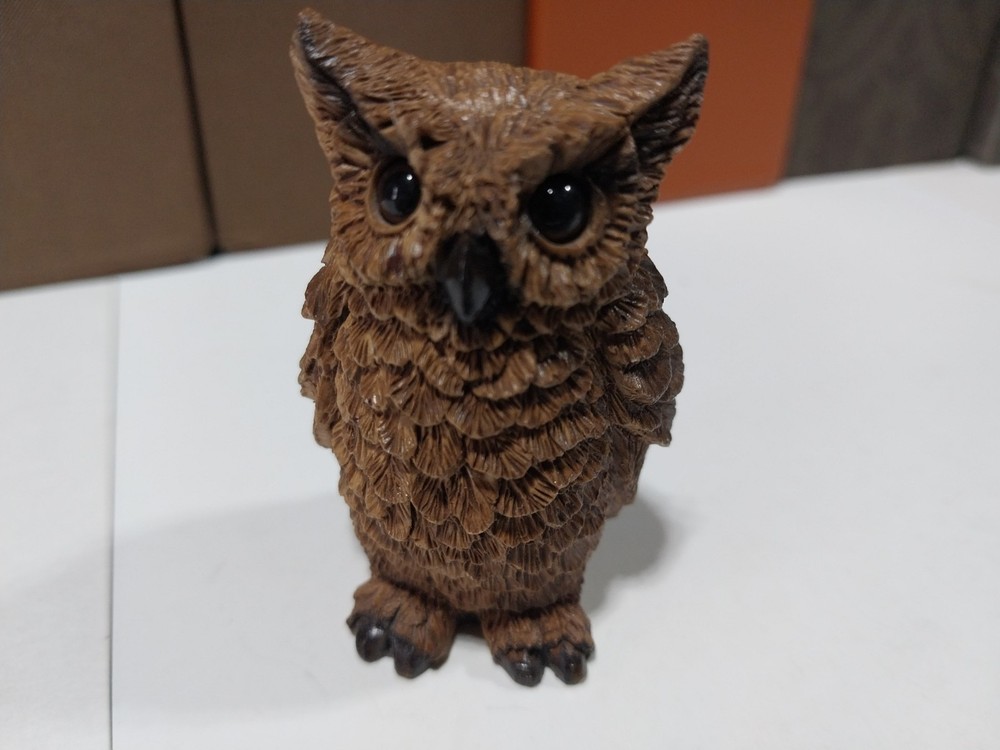 Stone Critters Littles Horned Owl Figurine