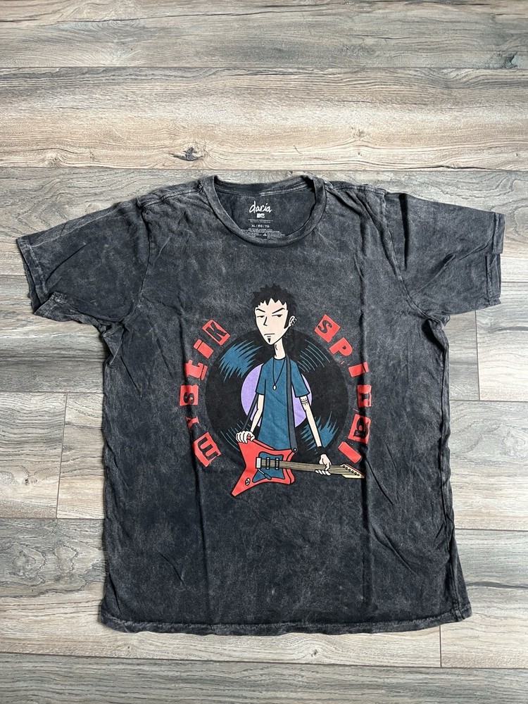 MTV Daria Graphic T-Shirt XL 90s Cartoon TV Show Grunge Goth Y2 Emo Vintage