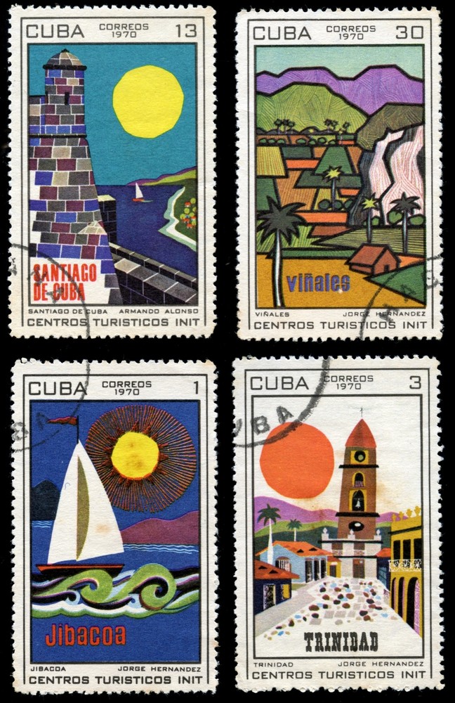 7882.Decoration Poster.Home Room wall interior design.Cuba Correos.City travel