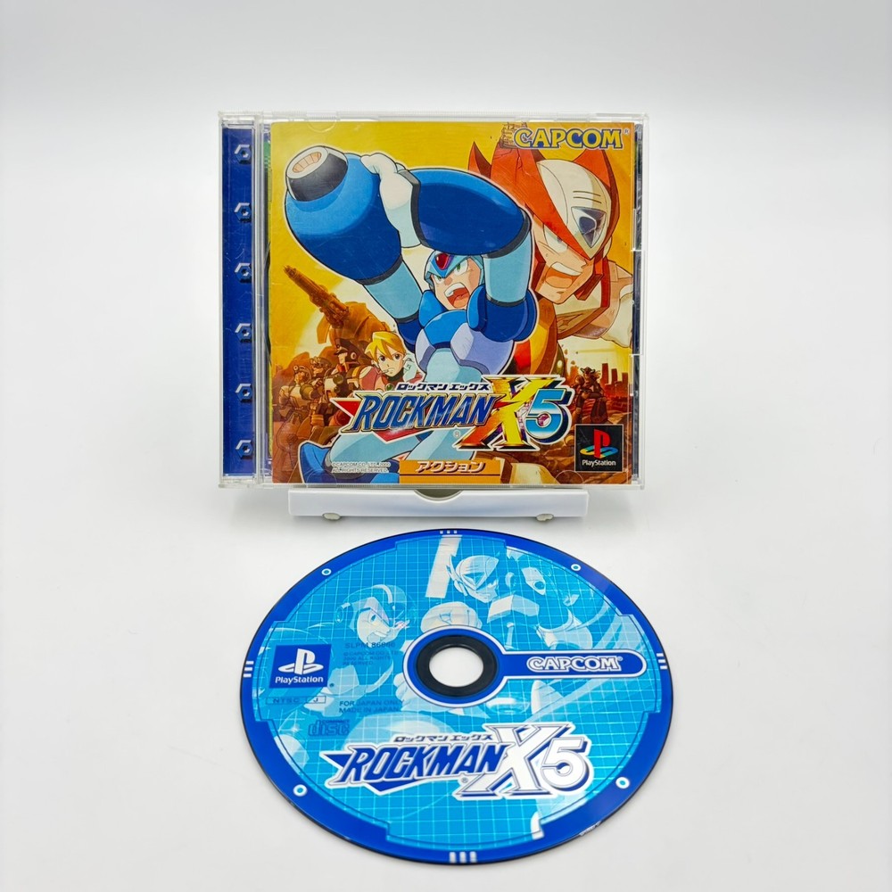 ROCKMAN X5 Megaman PS1 Playstation Japanese Version NTSC-J