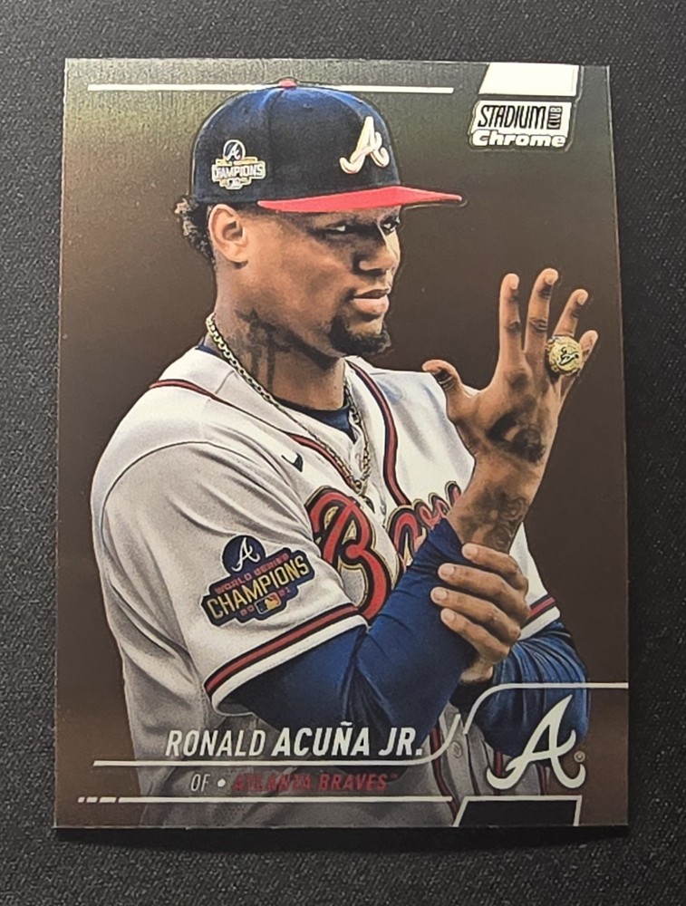 2022 Stadium Club Chrome #108 Ronald Acuna Jr.