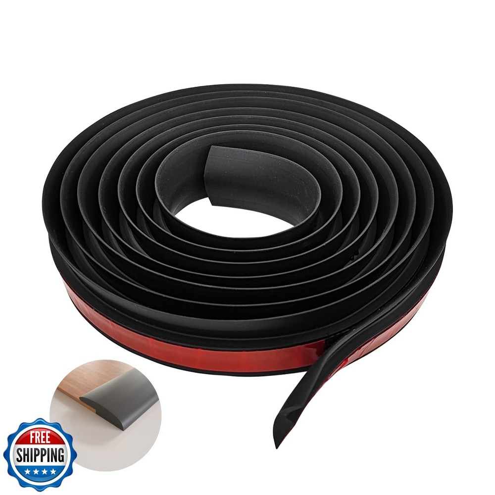 COUKIU 10ft PVC Floor Transition Strip Peel Stick Molding Trim for Thresholds