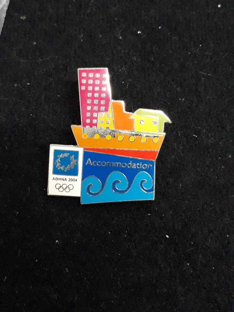 Athens 2004 Olympic Games Accommodation Pin Badge #9  -image