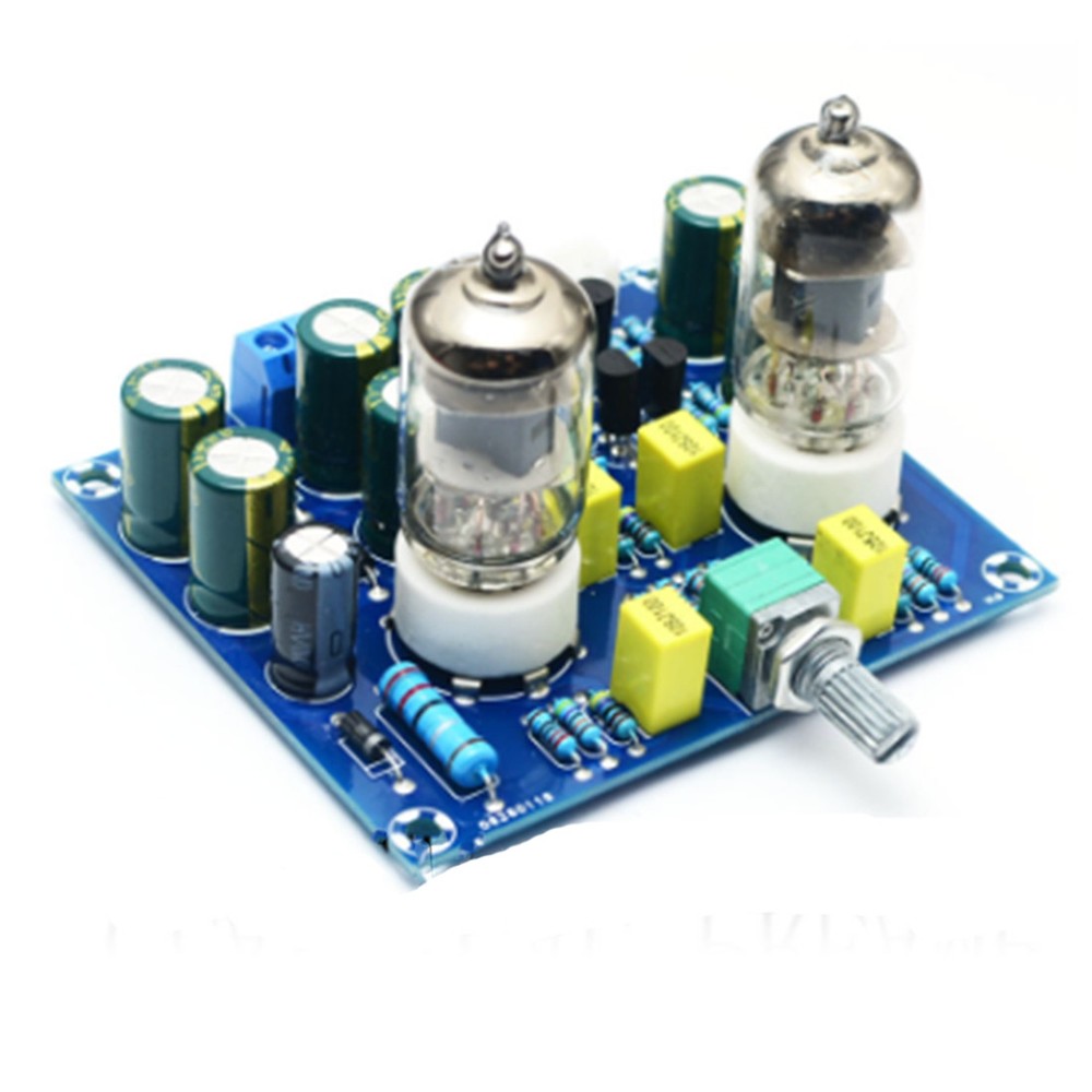 12V 6J1 Tube Preamp Amplifier Board with 1A Power Supply-image