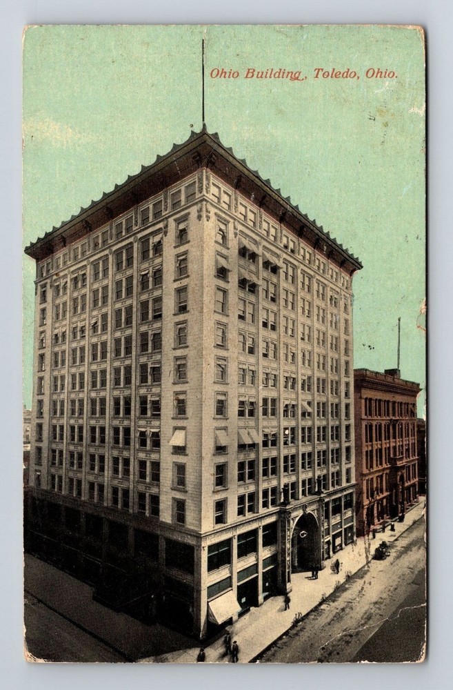 Toledo OH-Ohio, Ohio Building, Exterior, c1912, Vintage Postcard