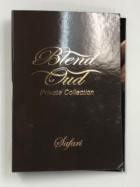 BLEND OUD  SAFARI Private Collection 2ml EDP samples Niche SUPER Luxury RARE