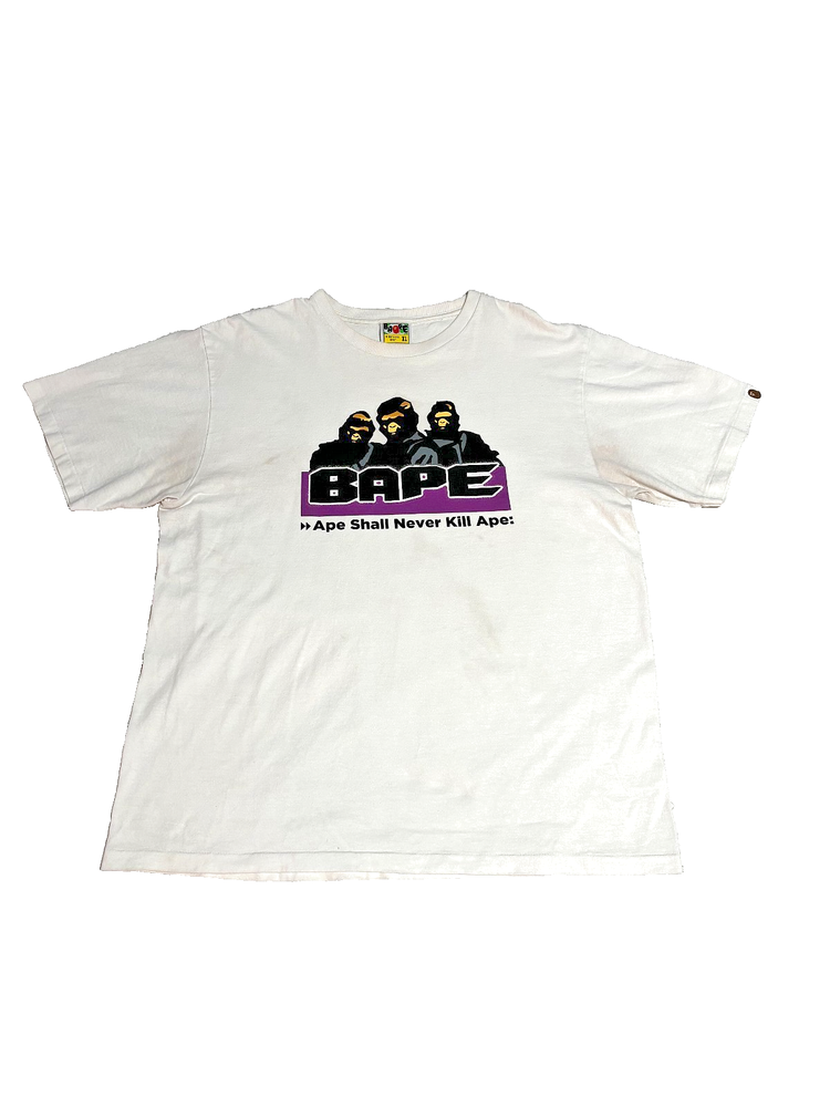 *A Bathing Ape BAPE Archive Graphic Tee #8 (2022) | WHITE | X-LARGE | GREAT