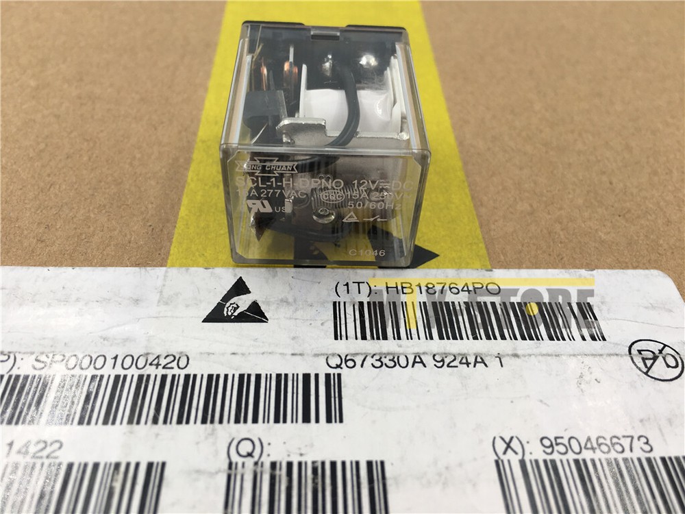 1PC SCL-1-H-DPNO 12VDC Power Relay 16A 12VDC 8 PINS