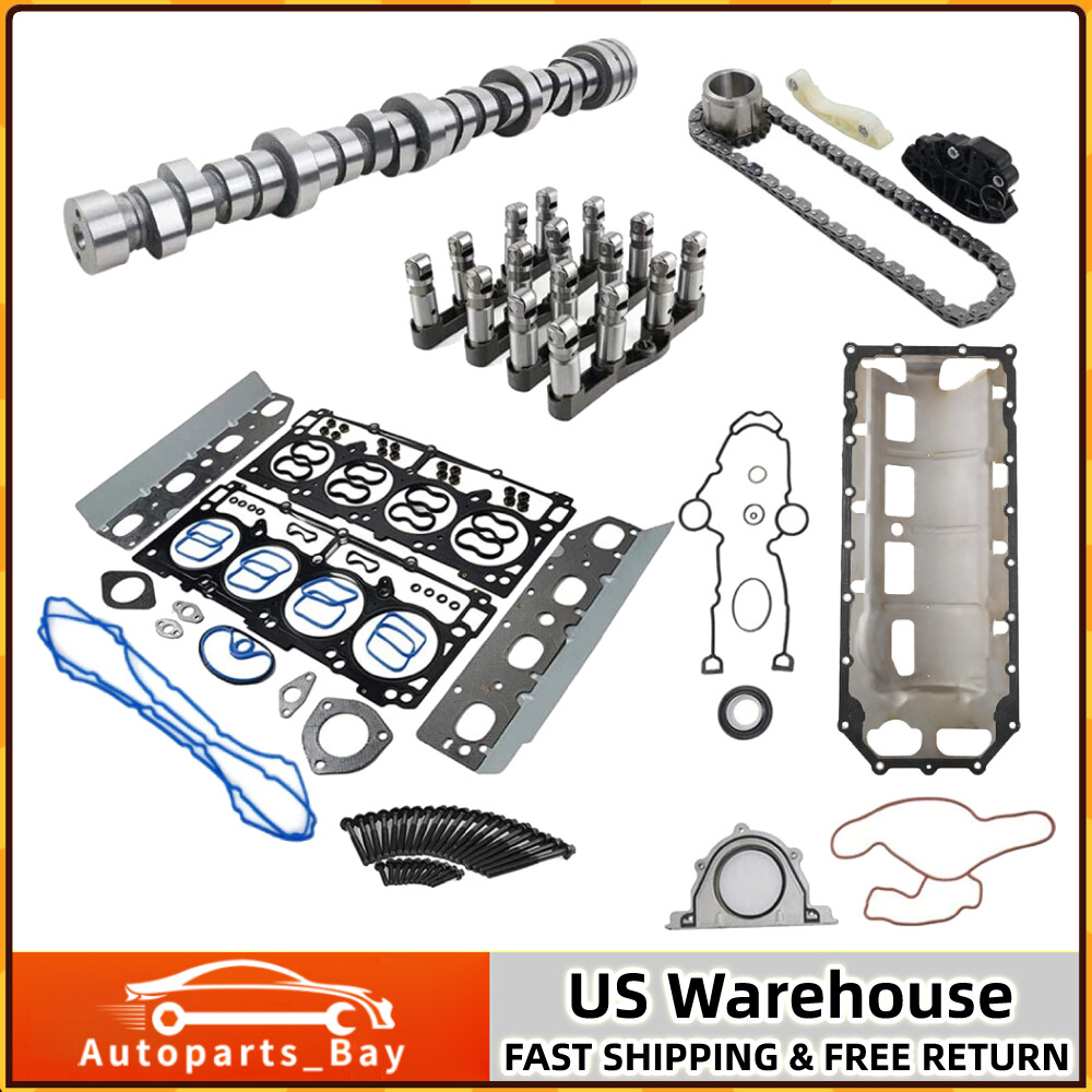 2009-2019 Ram 1500 Hemi 5.7L Camshaft MDS Lifters Head Gasket Bolts Kit