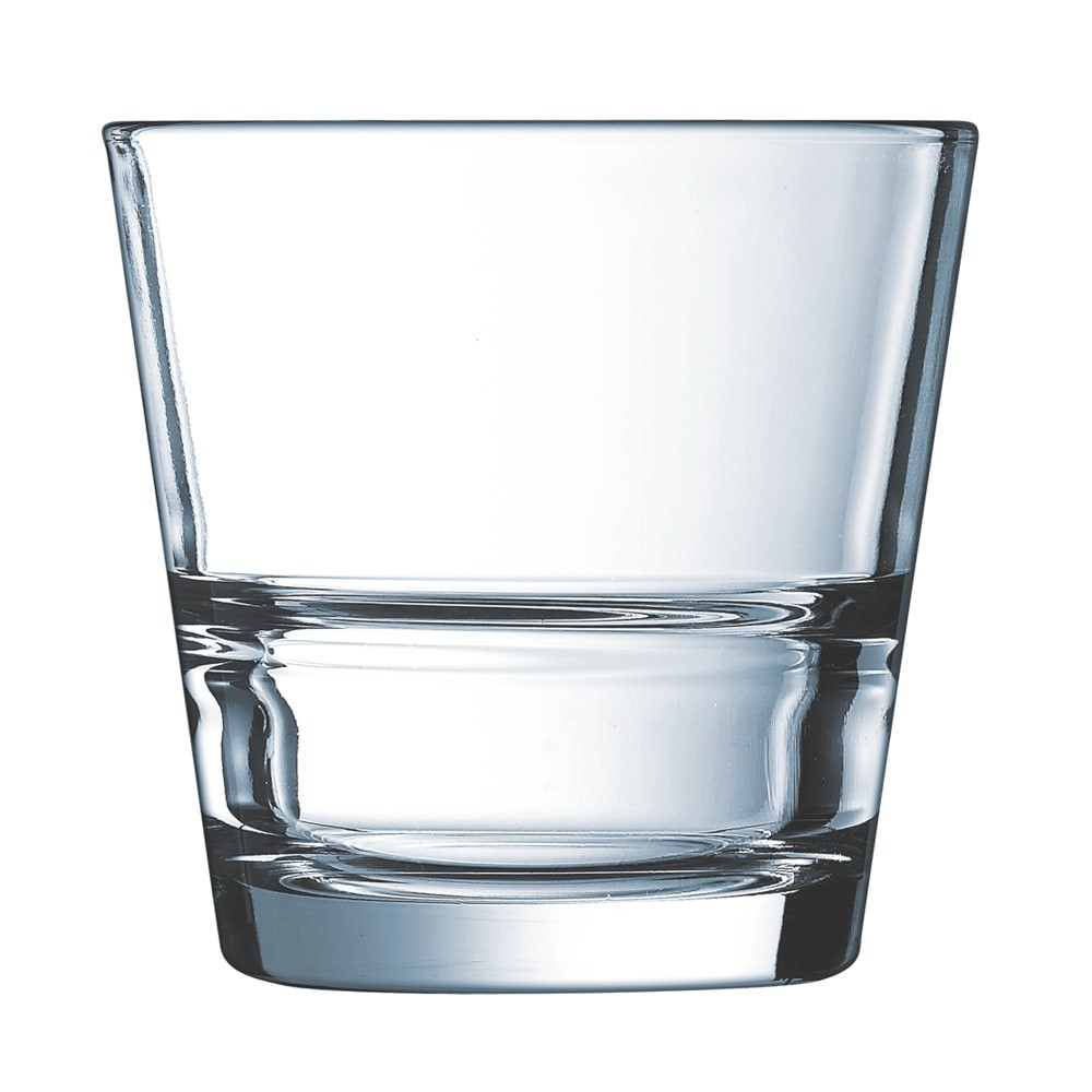 Arcoroc H3858 7 Oz Stackable Rocks Glass Set of 12