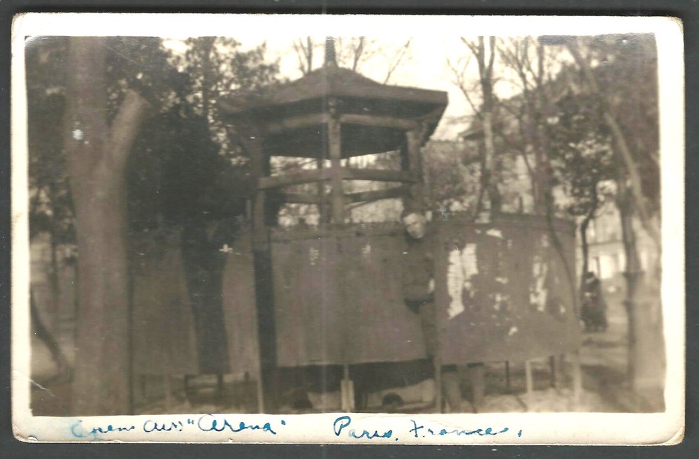 PARIS FRANCE “Arena” - Punishment Stand?  REAL PHOTO RPPC