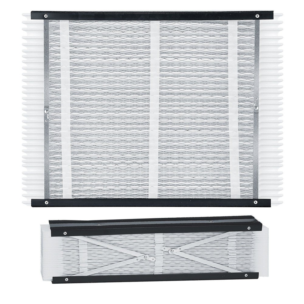 2-Pack Air Filters MERV 16 Electrostatic Pleated HVAC Furnace Filter 20x25x4in