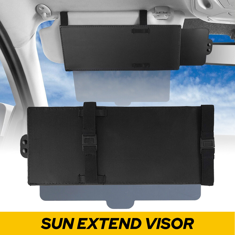 Universal Car Sun Visor Extension – Anti-Glare Driving Shade Shield