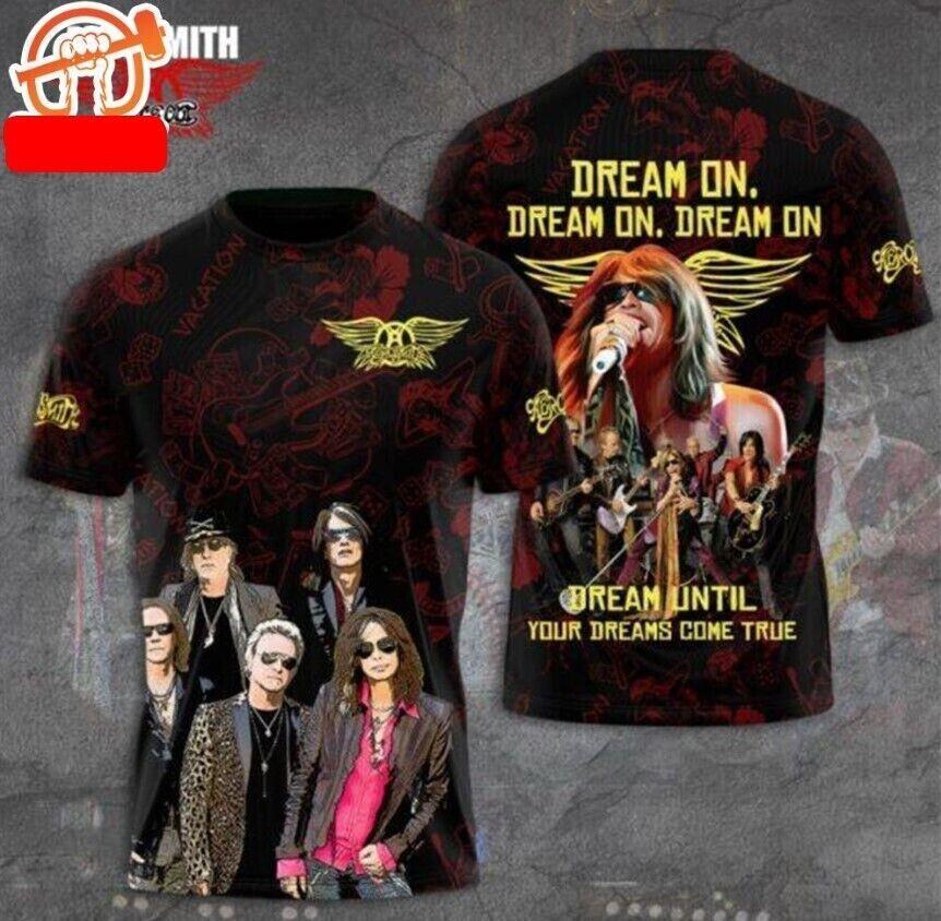 Aerosmith Drean On Tour Music 3D Shirt Best gift hot hot design new