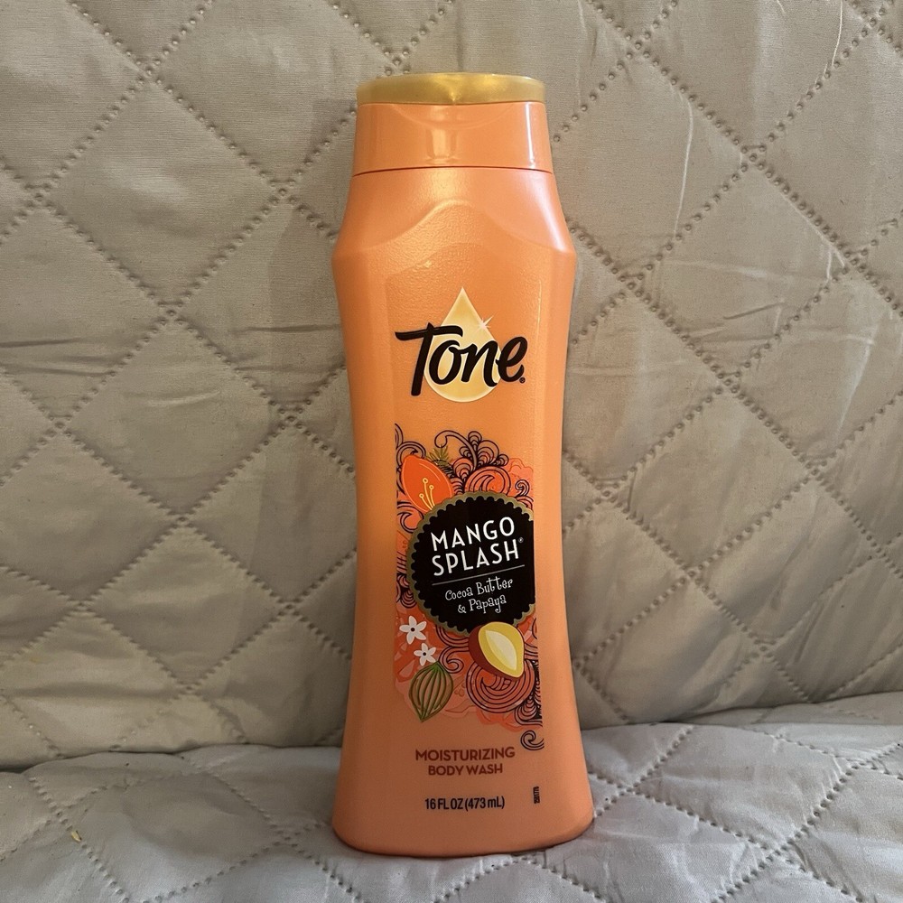 New Tone Mango Splash Cocoa Butter & Papaya Moisturizing Body Wash 16 oz