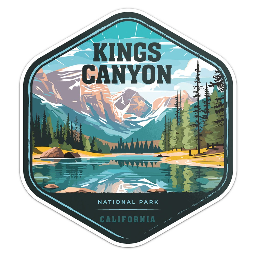 Kings Canyon National Park Car Bumper Sticker Vinyl Decal
