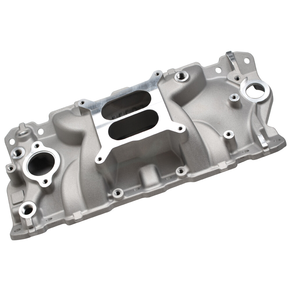 High-Performance Aluminum Dual Plane Intake Manifold for SBC 350 400 265 305 327