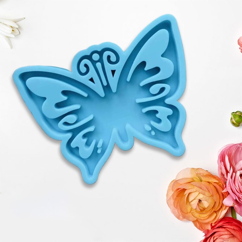 for Butterfly Shape Keychain Resin Mold Handicrafts Necklace Earrings Casting Mo