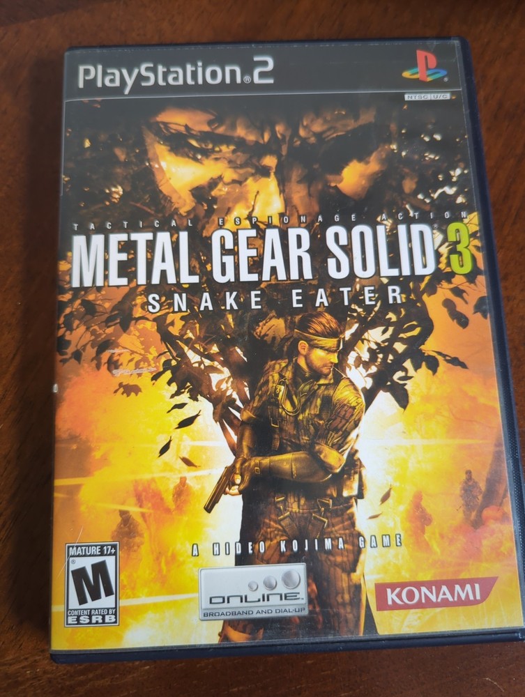 Metal Gear Solid 3: Snake Eater PlayStation 2 NO DISC - Case And Manual Only PS2