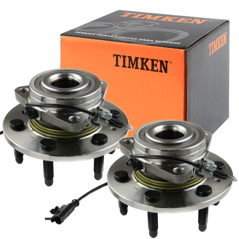 Timken 4WD Front Wheel Bearings Hub Set for 2007-2014 Chevy Suburban 1500 Tahoe