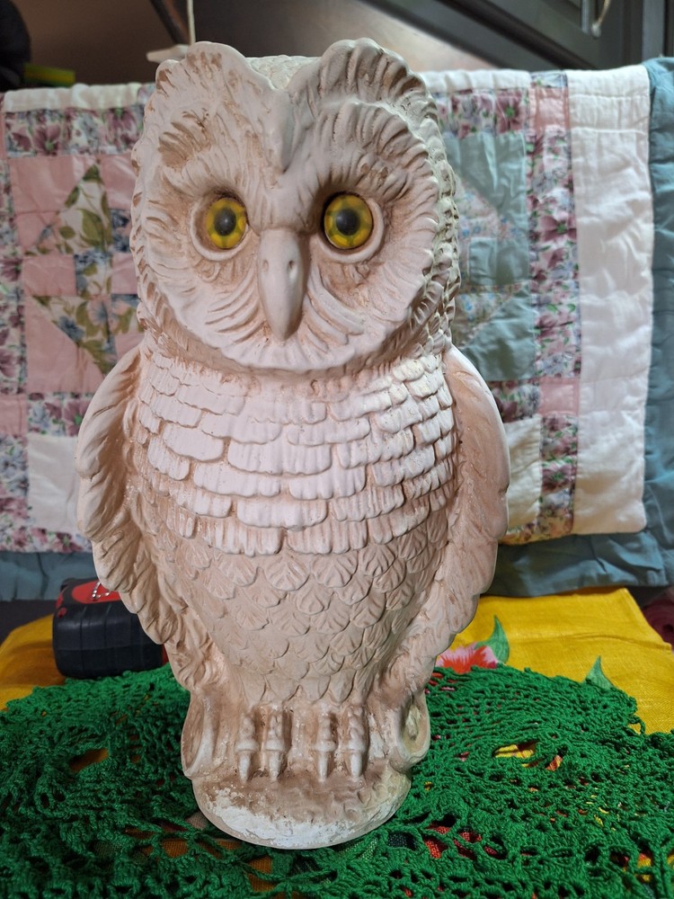 RARE Vintage HAEGER Ceramic OWL Sculpture 12¼