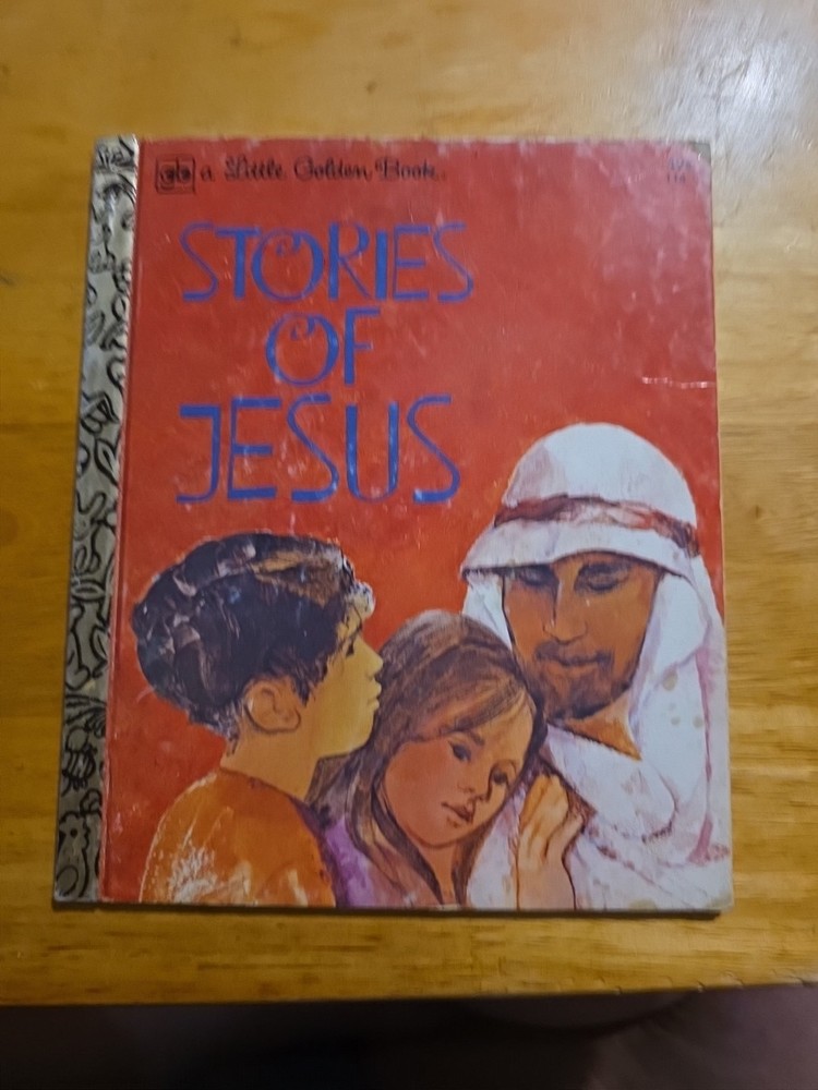 Stories of Jesus a little golden book vintage 1974