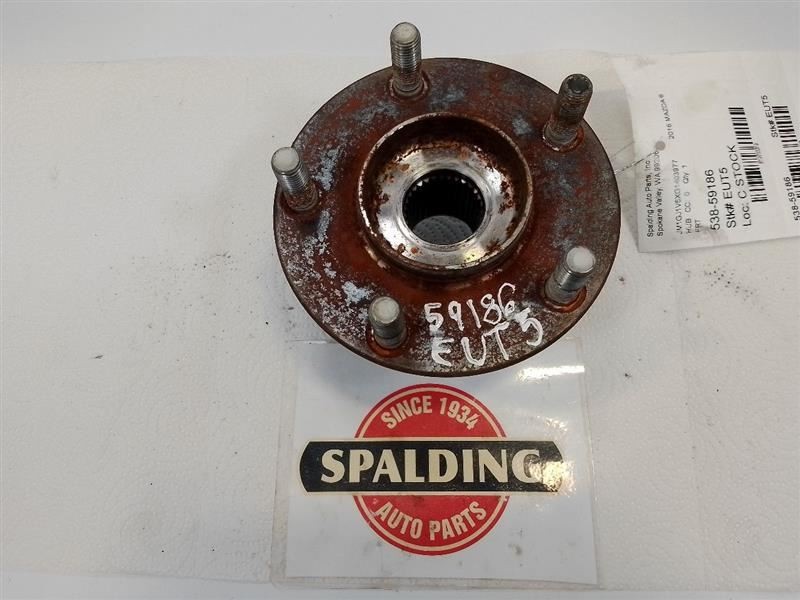 2016 MAZDA 6 Front Wheel Hub Bearing 10713319