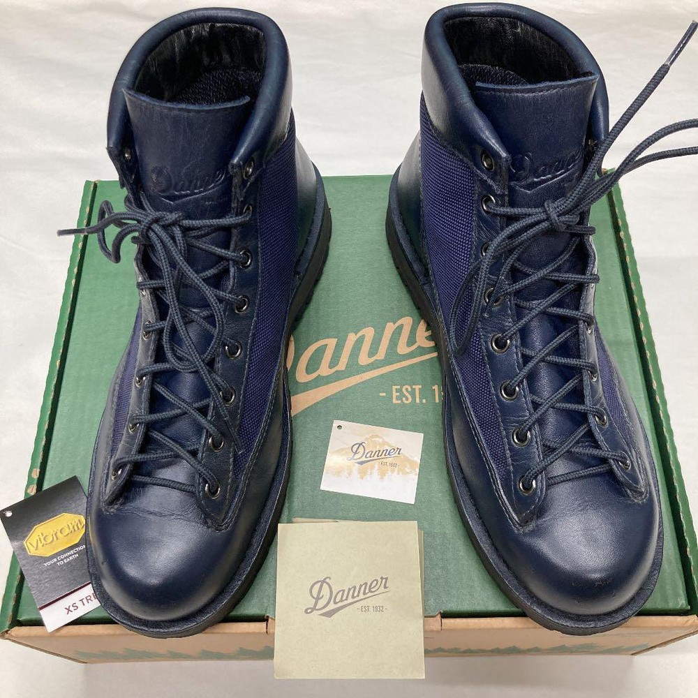 DANNER Field Boots D121033 Men's Navy GORE-TEX Lace Up Size:US9