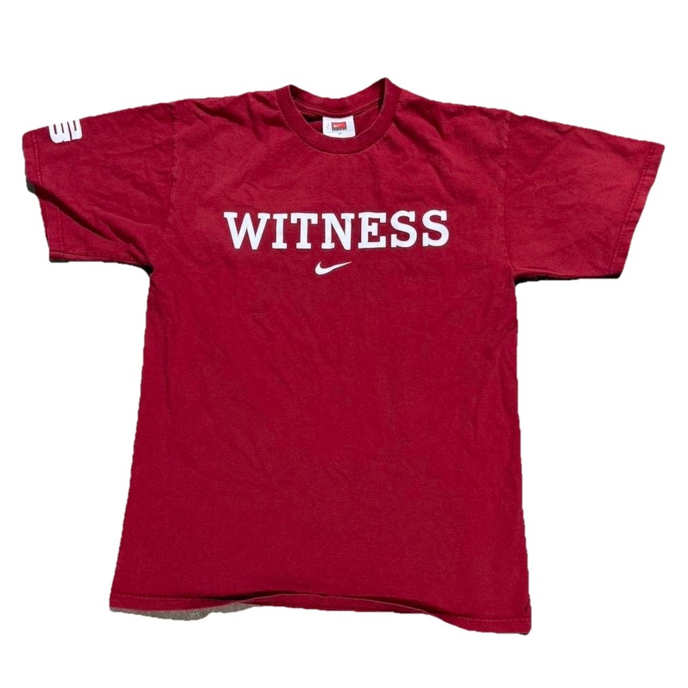 Nike LeBron James Witness Graphic Shirt - Mens Size Medium M - Burgundy