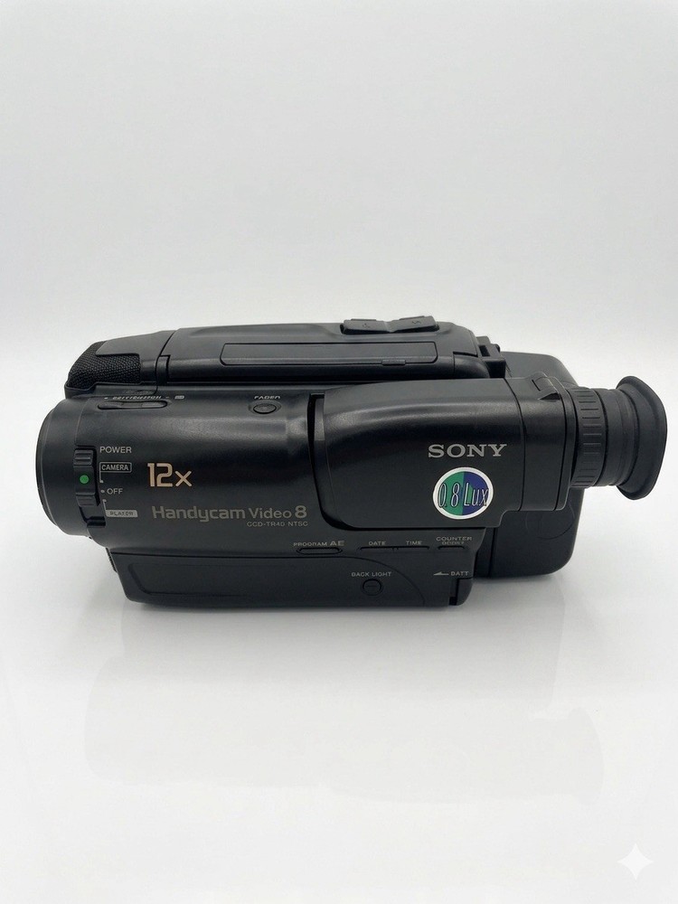 Sony Handycam Video 8 model CCD-TR40 - Battery(2) + Charger *Won’t Accept Tapes*