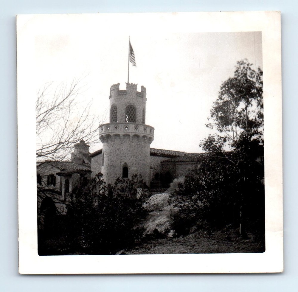 Old Vintage Square Photo SCOTTY'S CASTLE DEATH VALLEY CALIFORNIA LANDMARK PIC