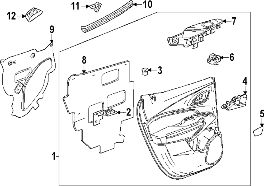 Genuine GM Window Trim 42817947